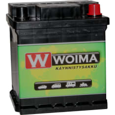 Woima 40Ah 300A 175x175x190 -/+ käynnistysakku