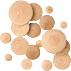 Farnia 100 pieces 30mm wooden knob