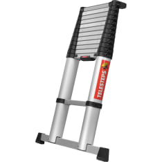 Telesteps Eco Line 3.8m telescopic ladder with stand