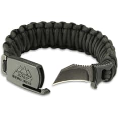 Outdoor Edge Paraclaw Black Medium selviytymisranneke