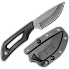 Outdoor Edge Pivot Drop-Point Black W/Sheath puukko