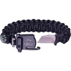 Outdoor Edge Paraspark Black Large selviytymisranneke