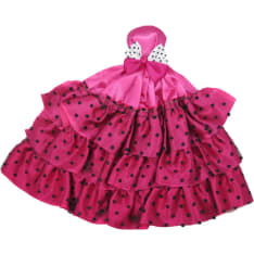 Fashion doll frill dress