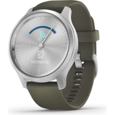 Garmin Vivomove Style Silver-Moss Green älykello