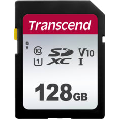 Transcend Silver 300S SDXC UHS-I U1 (V10) R100/W25 128GB SD-muistikortti