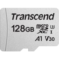 Transcend Silver 300S microSD no adp R95/W45 (V30) 128GB micro-SD muistikortti