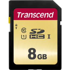 Transcend Gold 500S SD UHS-I U3, MLC (V30) R95/W60 8GB SD-muistikortti