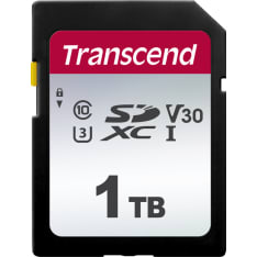 Transcend Silver 300S SDXC UHS-I U3 (V30) R100/W85 1TB SD-muistikortti