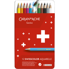 Caran d’Ache Swisscolor 12 kpl akvarellikynä
