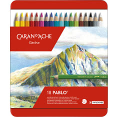 Caran d’Ache Pablo Color Pencil Set 18