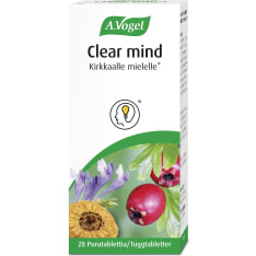 A. Vogel clear mind purutabletti 28 kpl ravintolisä