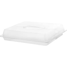 Rotho John white tray with hood