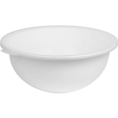 Rotho Caruba 4.80 l white bowl with lid