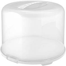 Rotho Fresh white cake dome with XL trays
