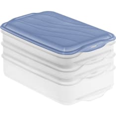 Rotho Snack box 3 layers 2 x 0.75 l, 1 x 1.35 l
