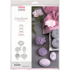 Glorex 5 pcs ornaments soap mold