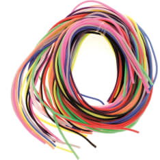 Colour Strips opaque 20pcs 100cm, 10 assorted colours
