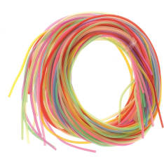 Colour Strips Neon 20pcs 100cm, 10 assorted colours