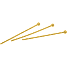 Pin 10 pcs 60mm gold color