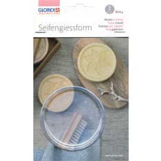 Glorex 2kpl pyöreä saippuamuotti