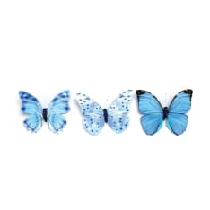 Glorex 8cm sininen perhonen