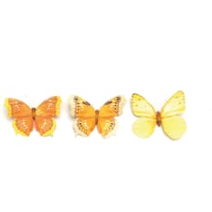 Glorex 8cm keltainen perhonen