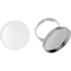 Glorex cabochon-sormus