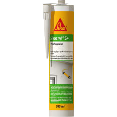 Sikacryl-S+ valkoinen 300 ml saumamassa