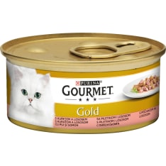 Gourmet Gold Lohi & Kana 85 g täysravinto