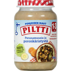 Piltti Pohjoisen maut 190g Perunamuusia ja poronkäristystä lastenateria 1-3v
