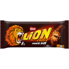 Lion monipakkaus (5x30g) vohvelipatukka