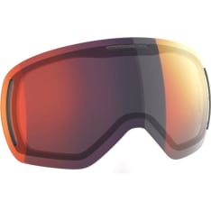 Scott Repl Lens LCG Evo w/ Case solar red chrome