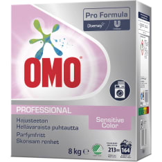 Omo Professional Sensitive Color 8 kg kirjopyykinpesujauhe