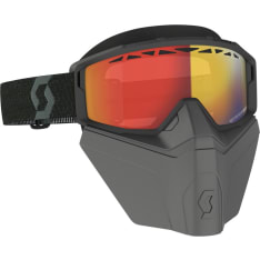 Scott Primal Safari Facemask LS black ls red chrome ajolasit