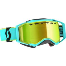 Scott Prospect Snow Cross Teal sininen/keltainen ajolasit