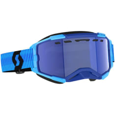 Scott Goggle Fury Snow Cross blue/black / enhancer blue chrome