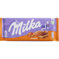 Milka Caramel 100 g chocolate bar
