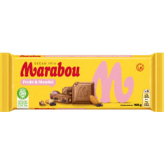 Marabou frukt & mandel tablet 160g