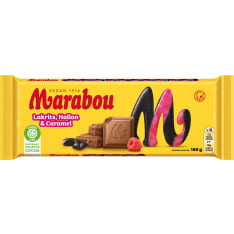 Marabou Lakrits, hallon&caramel tablet  160g