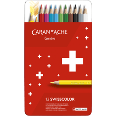Caran d’Ache Swisscolor 12 kpl puuvärikynä
