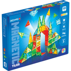 Geomag Tiles Gems magneettinen rakennussetti 100 osaa