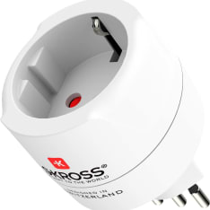 Skross SKR1500272 Switzerland/Italy/ Brazil travel adapter