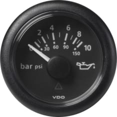 Veratron A2C59514111 VLB 10bar 12+24V moottoriöljyn 52mm painemittari