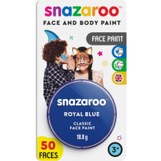 Snazaroo 18ml sininen kasvoväri
