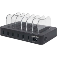 Manhattan 6-porttinen USB-latausasema 50W kokonaisteholla