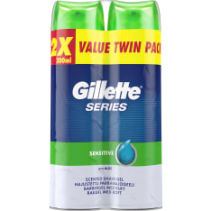 Gillette Series Sensitive 2x200 ml parranajogeeli