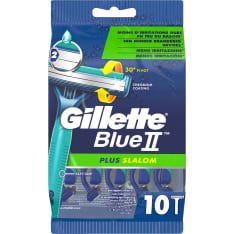 Gillette Blue II Plus Slalom 10 kpl varsiterä