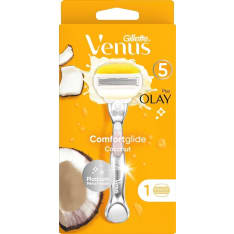 Gillette Venus Comfortglide with Olay Coconut razor + 1 blade