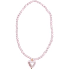 Great Pretenders Pink Pearl Heart Kaulakoru