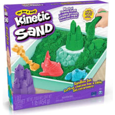 Kinetic Sand Sandbox Set - Green taikahiekka
